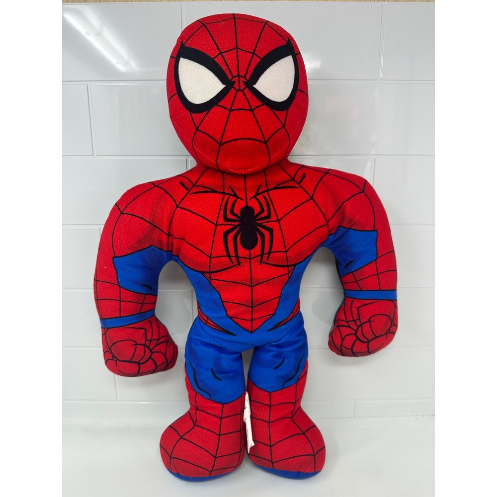 🕷️ MARVEL HALFEMS Spider-Man Venom Double Sided 18" Stuffed Plush Spidey Toy